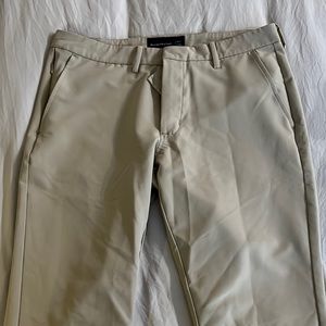 Stretch chinos. 32x30. Light tan